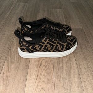 Fendi Black and Brown Sneakers